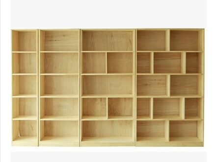 Высококачественный книжный шкаф из натурального дерева, вместительная и большая индивидуальная разнообразная коробочка для хранения