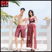 Cặp đôi người mẫu đến quần áo du lịch Hải Nam Sanya mặc đồ bơi nữ đi biển đi biển bikini chụp ảnh cưới áo tắm - Vài đồ bơi