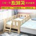 Đa chức năng rắn gỗ đơn giản trẻ em hiện đại giường giường đơn với hộ lan tôn sóng nội thất dân cư giường nhỏ nôi Giường