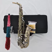 Mua sắm Saxophone Antique Eb Midrange F Chuyên nghiệp Chơi nhạc cụ Saxophone