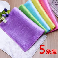 5 кусочков корейской тонкой древесной ткани, поглощающей воду без волос, толстая ткань для мытья посуды.