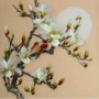 Nổi tiếng cổ thêu nghệ thuật thêu thêu diy kit người mới bắt đầu handmade sơn trang trí magnolia 35 * 35 CM tranh thêu tay phong cảnh