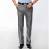 Quần nam mùa hè phần mỏng người đàn ông kinh doanh quần thẳng trung niên thoải mái giản dị đa năng hot phù hợp với quần quần mẫu quần tây nam đẹp 2020 Suit phù hợp