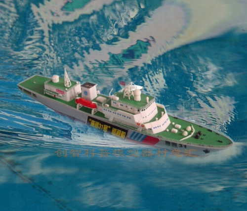 Китайский логический пластиковый конструктор, электрический корабль
