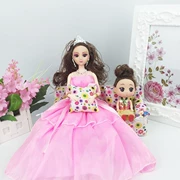Qiong Qiong Dress Up Barbie hơn Búp Bê Đồ Nội Thất Mô Phỏng Sofa Vải Con Cô Gái Chơi Nhà Đồ Chơi Phụ Kiện