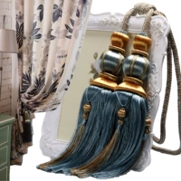 Ткань для гостиной, ремень, подвеска, украшение с кисточками, европейский стиль