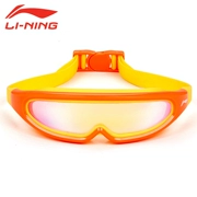 Kính bơi Li Ning không thấm nước HD không sương mù mạ mát khung lớn an toàn và thoải mái cho trẻ em và người trẻ lặn theo phong cách mới - Goggles
