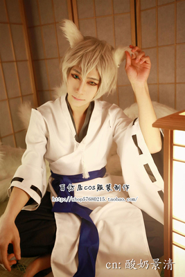 taobao agent Hundred imitation live anime demon fox X servant SS Royal Fox god double brick cosplay service returns to ancestor to take wigs to give ears
