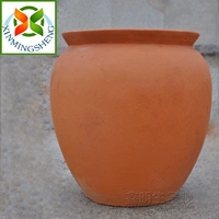 Gốm đất nung đỏ gốm phong cách Trung Quốc gốm thủ công gốm hoa bình hoa mẫu tại chỗ mẫu tùy chỉnh làm mịn bề mặt xi lanh - Vase / Bồn hoa & Kệ giỏ hoa treo ban công