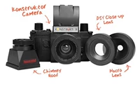 DIY lắp ráp phim SLR Lomo retro máy ảnh Konstruktor builder sáng tạo siêu phù hợp với fujifilm mini 11