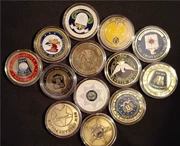 13 bộ đầy đủ của US thực thi pháp luật người giám hộ thiêng liêng Michael tiền xu kỷ niệm huy chương phù hiệu tiền xu bộ sưu tập đồng tiền