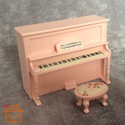 1:12 nhà búp bê diy cabin mini mô hình tĩnh cảnh phụ kiện đàn piano thẳng đứng mô hình nhạc cụ trang trí