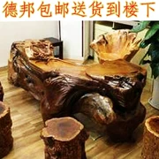 Rễ khắc bàn cà phê Toàn cây rễ cây Bàn trà Jinsi Nanmu Rễ khắc bàn trà Kung Fu trà gà cánh gà gỗ tự nhiên lâu dài - Các món ăn khao khát gốc