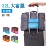 Túi hành lý mới Di động có thể là xe đẩy túi xách gấp túi lưu trữ dung lượng lớn cho nam và nữ Hàng hóa du lịch vali kéo du lịch