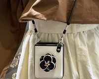 Белая пятно кожаная черная горная камелия веревка кожи