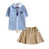 Bông mẫu giáo quần áo mùa hè hiệu suất quần áo áo trẻ em của Anh cao đẳng gió trường tiểu học đồng phục đồng phục tùy chỉnh Đồng phục trường học / tùy chỉnh thực hiện