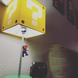 Американская подлинная nintendo Вопрос о квадратной столовой лампе детская спальня лампа Super Mary Super Mario