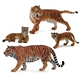 Khen ngợi mô hình CollectA I you him Đồ chơi mô hình mô phỏng động vật hoang dã Hổ con hổ Siberia - Đồ chơi gia đình