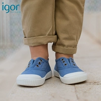 Детские тканевые однотонные эспадрильи, повседневная обувь для отдыха, Испания, легко надевать, мягкая подошва