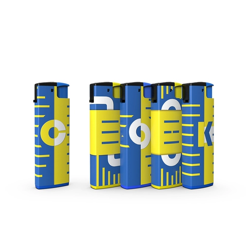 Мультяшный надувной ветрозащитный пластиковый круглосуточный магазин, одноразовая зажигалка, увеличенная толщина