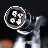 Творческий персонализированный металлический четырех -распылительный огонь с высокой температурой спрей -мошенничество сигар с сигаром точка -моксибибибибибибиблема надувная подарочная коробка для пожарной машины.