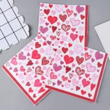 Цветной печатный обеденный стол Рисунок ткань, салфетка ресторан свадьба брак на брак чисто деревянная бумага из гостиничной бумаги Использование бумаги