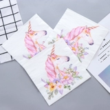 INS WINTE UNICORNS Цветные бумажные полотенца