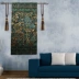 Tấm thảm treo tường Bỉ hiện đại tấm thảm nhà hiện đại William Morris của cuộc sống cặp bức tranh trang trí dọc mới thảm treo tường trang trí phòng ngủ Tapestry