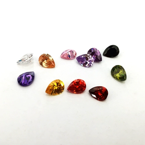 Грушевидные цветные капли воды нераскрытая лапша обнаженная Gemstone 5x7-6x8-8x12 мм