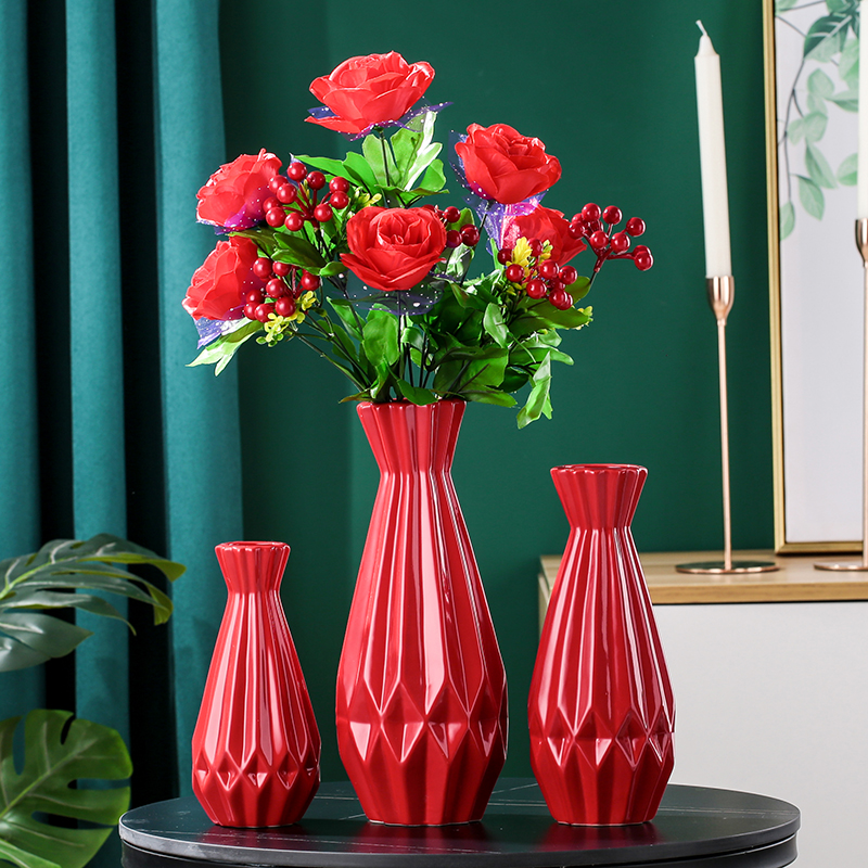 2023 Modern Ceramic Master Bedroom Simple Creative Home Vase Living Room Wedding House Classic Desktop Noble Decoration full figure