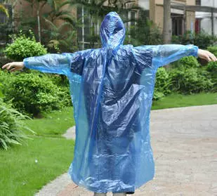 Уличный детский длинный портативный дождевик подходит для мужчин и женщин, увеличенная толщина