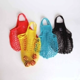 Брендовая плетеная рыболовная сеть, модный шоппер, льняная сумка, размер S, популярно в интернете