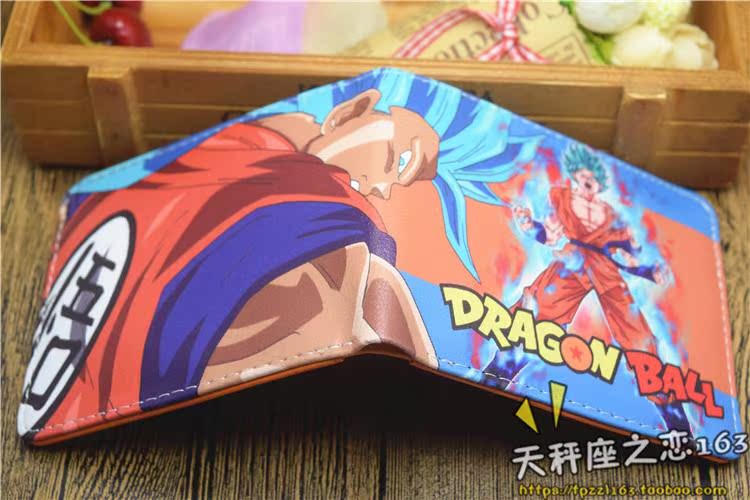 Longzhu OCartoon comic Dragon Ball DRAGONBALL Sun WuKong Saiya people PU student children wallet free shipping