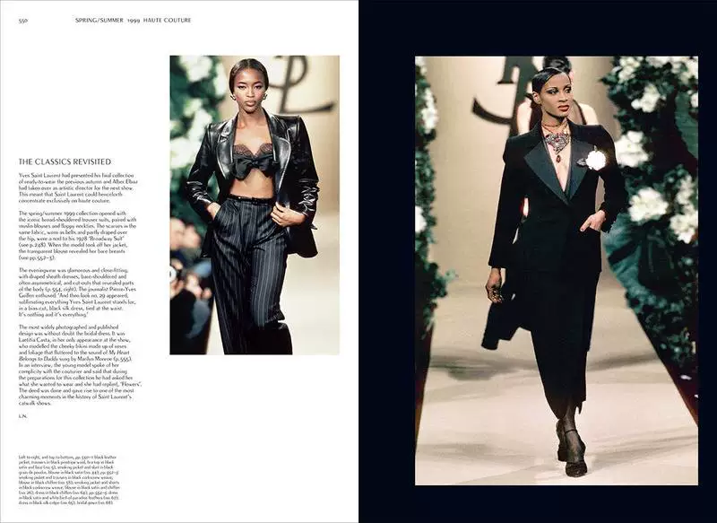 Книга по дизайну показа Yves Saint Laurent Catwalk: Iv San Loron catwalk show