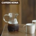 CAFEDEKONA Cà phê phong cách Nhật Bản dễ thương chia sẻ nồi nhà kính chịu nhiệt nồi pha cà phê nhỏ giọt