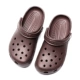 Mùa Hè Mới Croc Giày Xăng Đan Nữ Trắng Y Tá Giày 40 Size Lớn Bao Đầu Dép Đi Biển 41-42-43 Kích Cỡ giày quai hậu nữ đep quai ngang