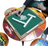 Travel Mini Mahjong 4 -in -семейный студенческий общежитие для общежития Mini Mini Mahjong Униженная версия со складным столом