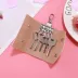 Chìa khóa túi nữ lưu trữ Hàn Quốc mini dễ thương hoạt hình đơn giản nhỏ tươi đa chức năng xe chìa khóa túi nam - Trường hợp chính