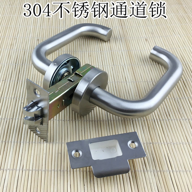 thép không gỉ 304 khóa cửa chống cháy hang đi khóa đi khóa hoa đi cửa khóa tay cầm lửa đi khóa tay cầm