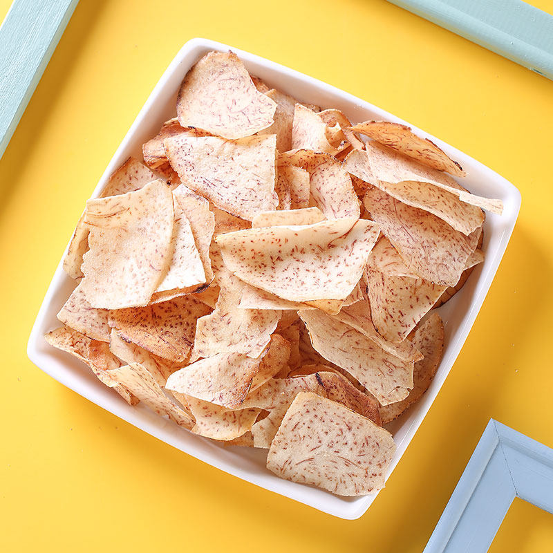 网红麻辣锅巴500g 咸香薄脆纯手工香芋片130g 手工制作,甄选新鲜芋头