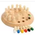 Túi lớn bằng gỗ đĩa boutique hexagon checkers cha mẹ và con câu đố của trẻ em lớp trò chơi board người lớn cờ vua class chơi