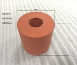 Горячая резиновое покрытие резинового ролика Силиконовое колесо, устойчивое к высокотемпературному резиновому ролику импорт переноса 38*100*100 100