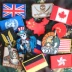 Cờ Cánh Tay Sticker Đức Cá Tính Quân Đội Fan Vải Velcro Armband Jacket Thêu Ba Lô Sticker Năm