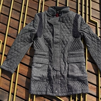 Masamaso masamaso nam 50 len với da cừu quilting trên các mẫu nặng làm việc thiết kế quần áo cotton dày áo khoác kaki nam