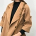 Áo len mùa đông 2018 mới của phụ nữ Áo len hai mặt phiên bản Hàn Quốc của áo len dài phần len lỏng lẻo