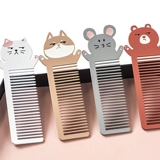 Мультяшная маленькая портативная антистатическая расческа, милая челка