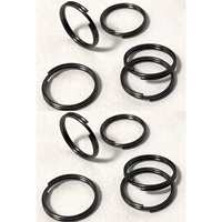 Черный вращение маленький круг (10)