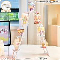 Белая лестница+анти -внедренная клей+1 струнная лампа