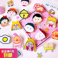 Hàn quốc cá tính dễ thương phim hoạt hình acrylic túi anime badge Nhật Bản Harajuku phong cách mềm chị trâm phụ kiện pin trâm cài áo hàn quốc