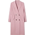 Lili lily nữ 2018 mùa đông mới bằng len lông cừu áo khoác nữ dài 118439F1E10 - Áo khoác dài áo phao nữ Áo khoác dài